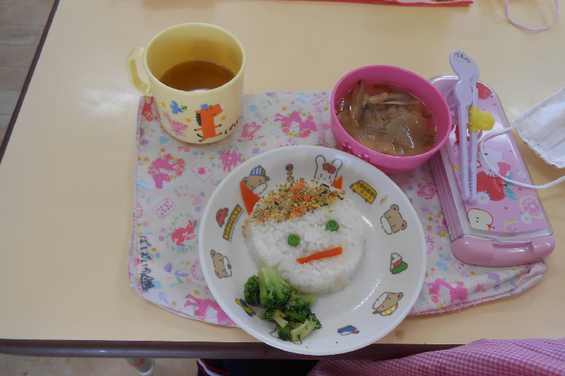お昼の準備